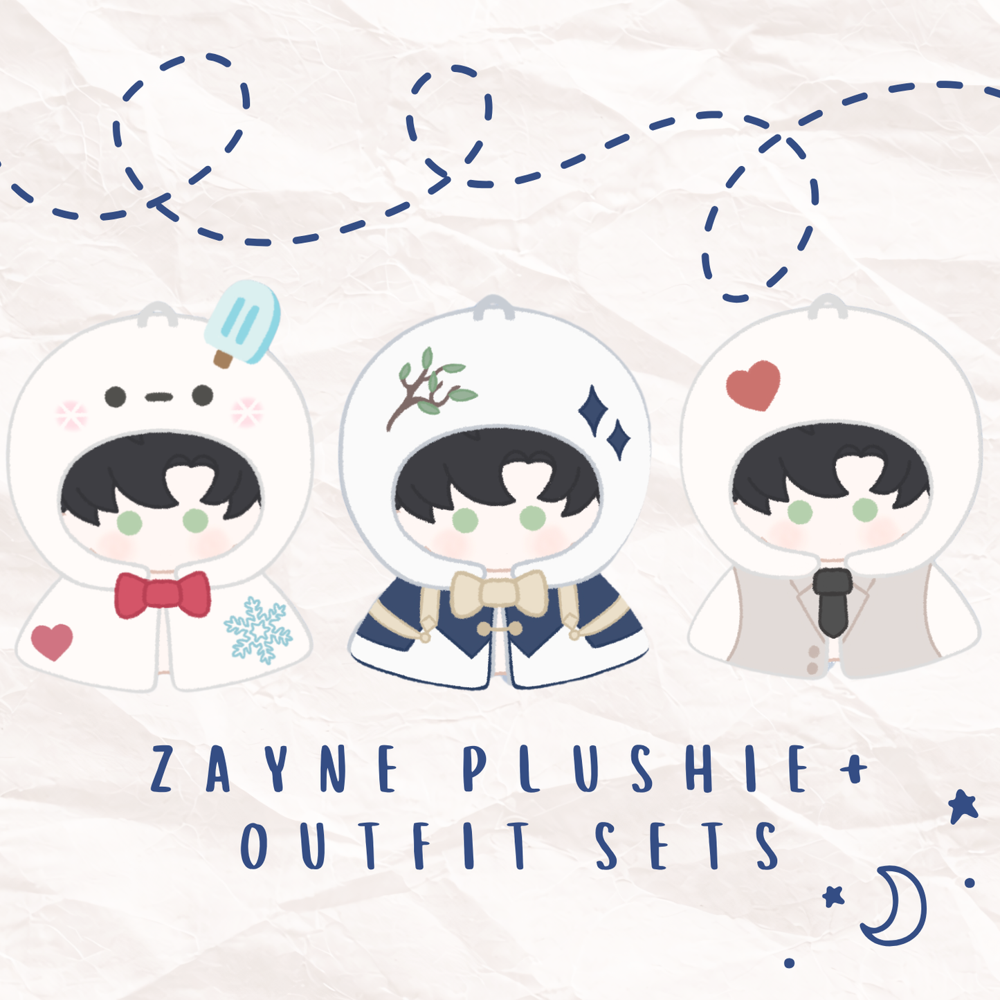 Zayne Chibi Plushie & Outfit Set- PREORDER