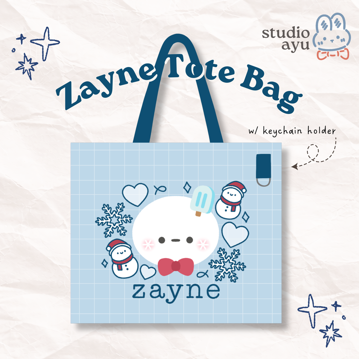 Zayne Mascot Tote Bag