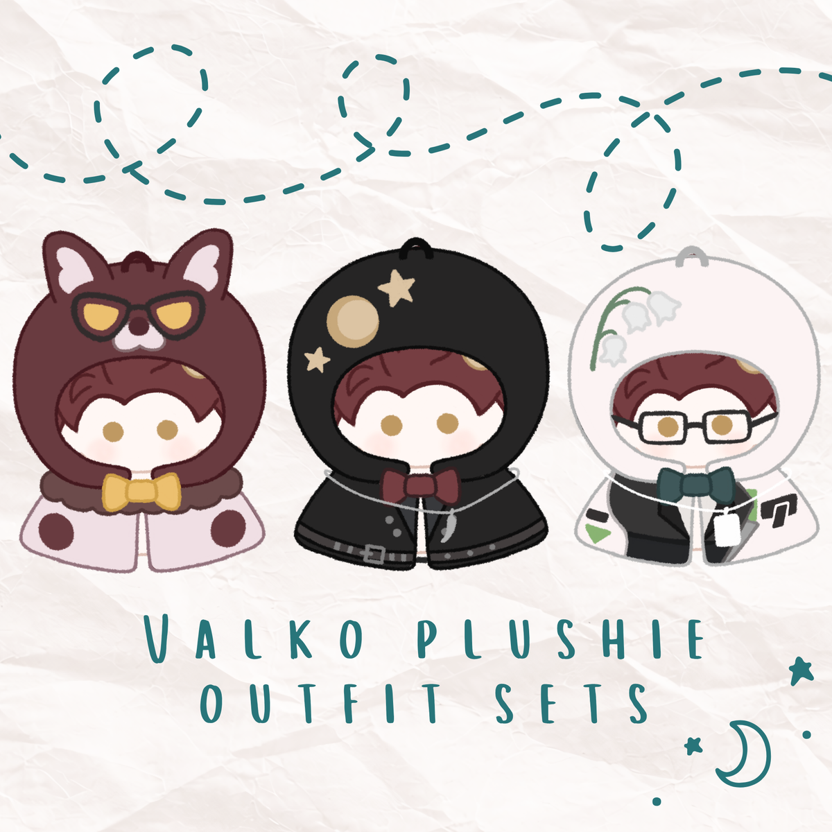 Valko Chibi Plushie & Outfit Set - PREORDER